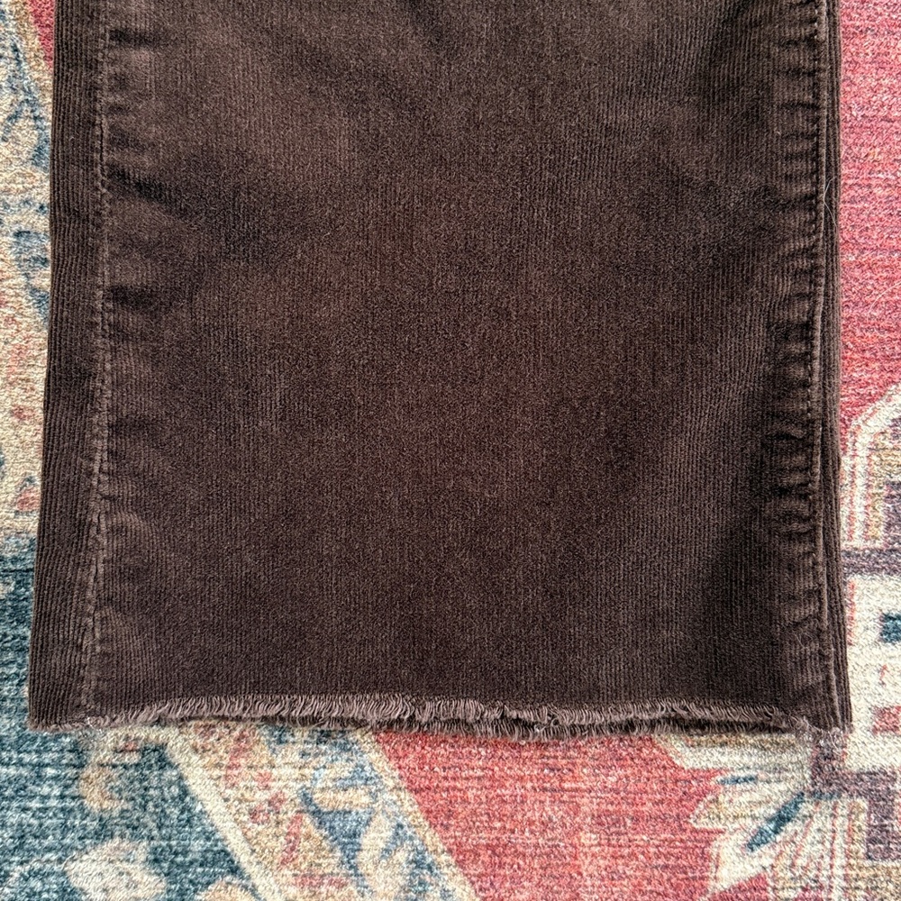 MOTHER The Hustler Ankle Fray Corduroy Pants Size 25* - Picture 11 of 15